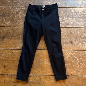 L’agence black high waist black jeans